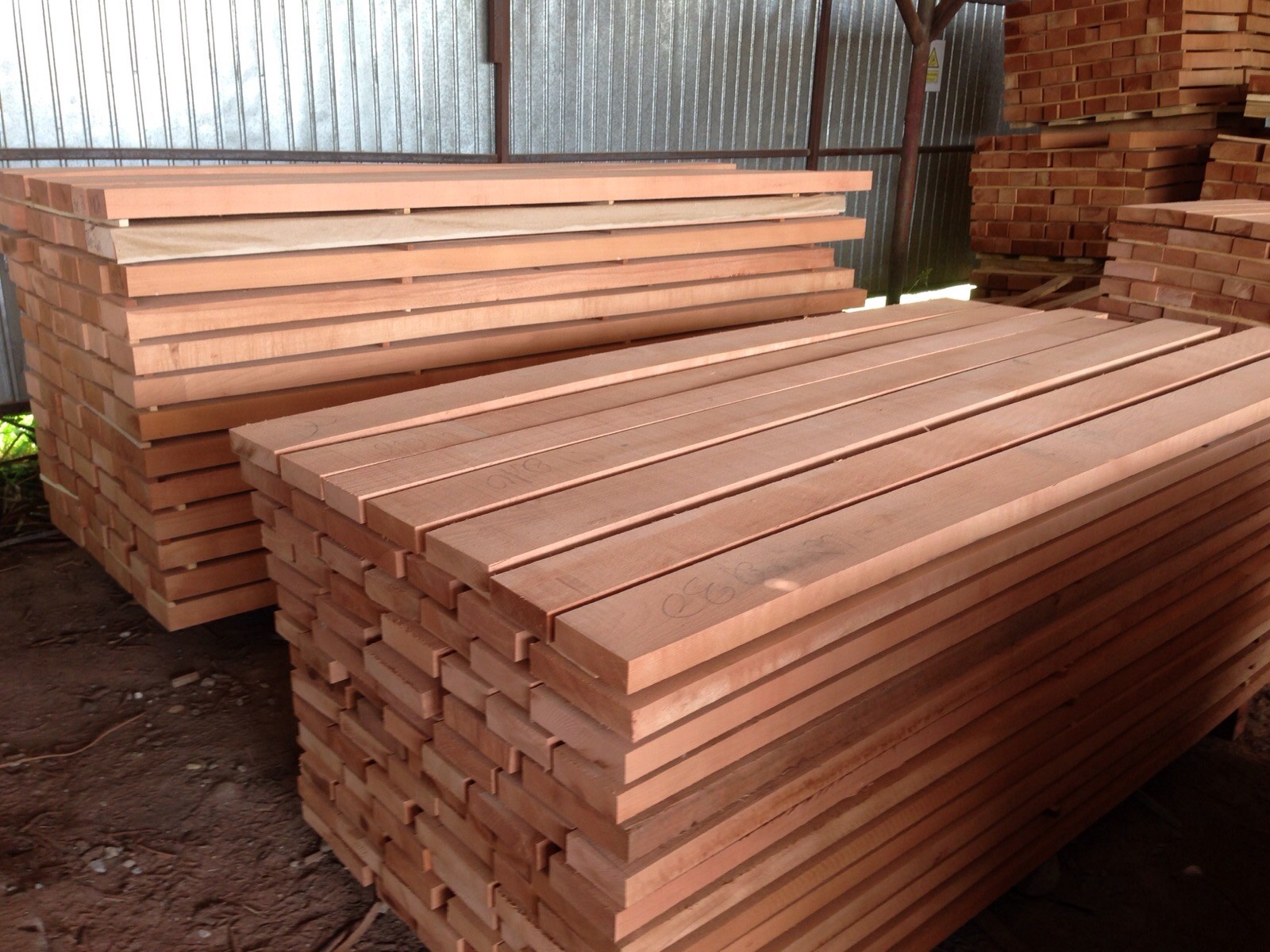 Beech lumbers Edged